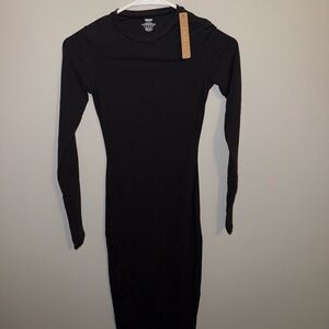 SKIMS long black dress